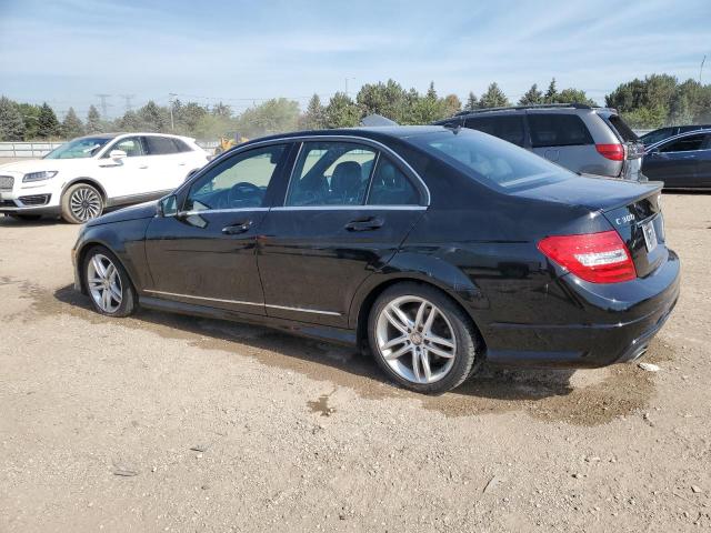 WDDGF8BB6CR205662 - 2012 MERCEDES-BENZ C 300 4MATIC BLACK photo 2