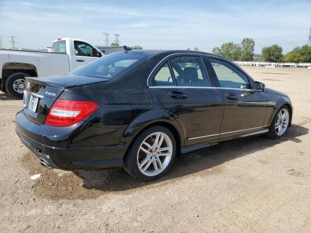 WDDGF8BB6CR205662 - 2012 MERCEDES-BENZ C 300 4MATIC BLACK photo 3