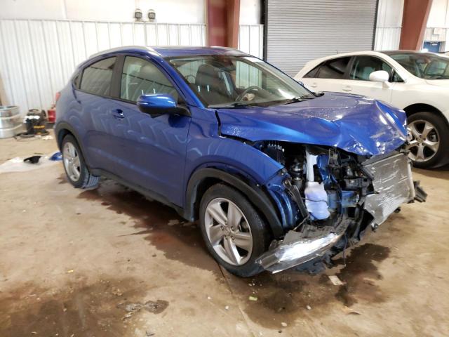 3CZRU6H58KM732613 - 2019 HONDA HR-V EX BLUE photo 4