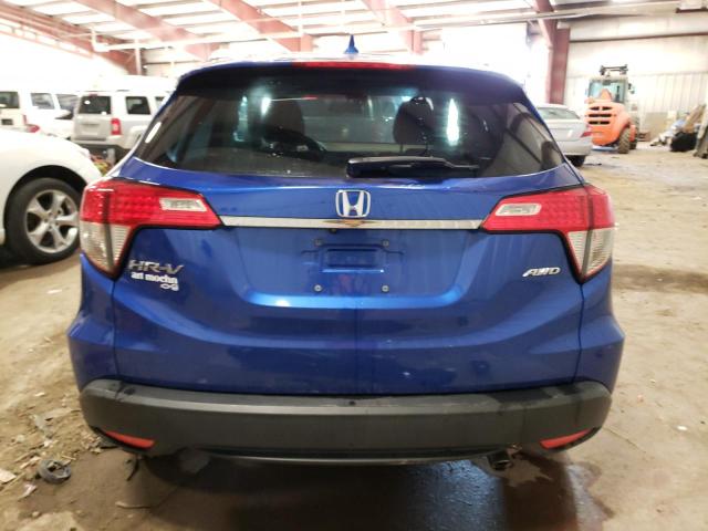 3CZRU6H58KM732613 - 2019 HONDA HR-V EX BLUE photo 6