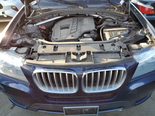 5UXWX5C58CL719329 - 2012 BMW X3 XDRIVE28I BLUE photo 12