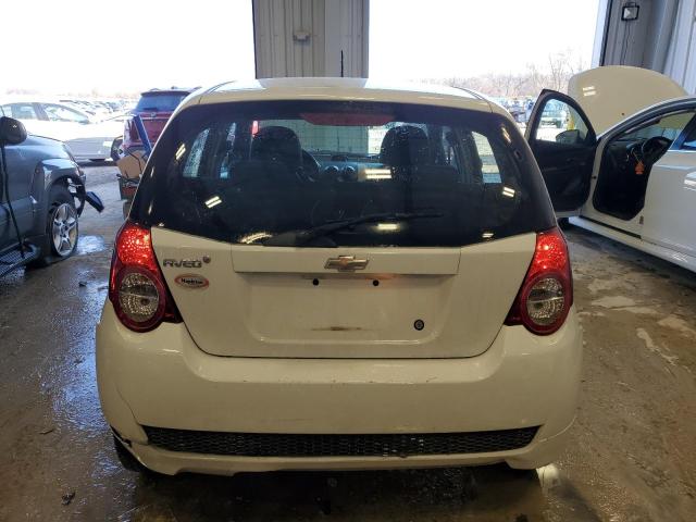 KL1TD6DE5BB139517 - 2011 CHEVROLET AVEO LS WHITE photo 6