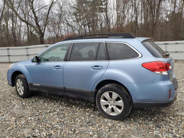 4S4BRBCC2B3363879 - 2011 SUBARU OUTBACK 2.5I PREMIUM BLUE photo 2