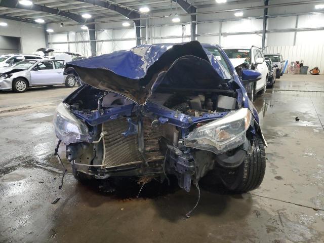 5YFBURHE8FP265846 - 2015 TOYOTA COROLLA L BLUE photo 5