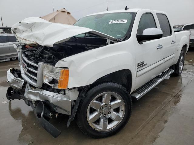 3GTP1VE03DG184644 - 2013 GMC SIERRA C1500 SLE WHITE photo 1