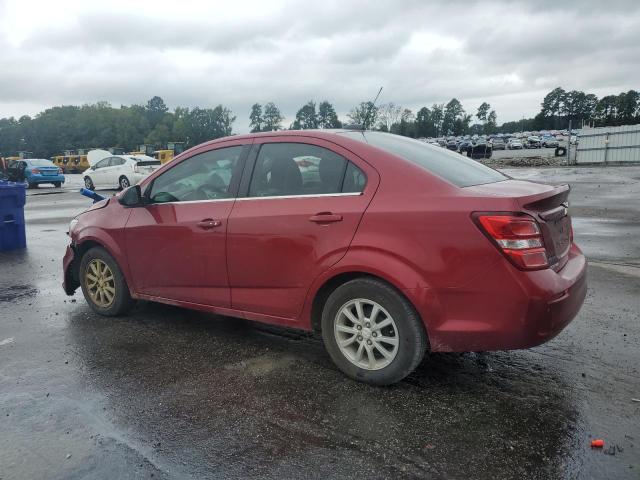 1G1JD5SB1K4127493 - 2019 CHEVROLET SONIC LT წითელი ფოტო 2