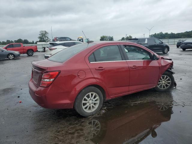 1G1JD5SB1K4127493 - 2019 CHEVROLET SONIC LT წითელი ფოტო 3