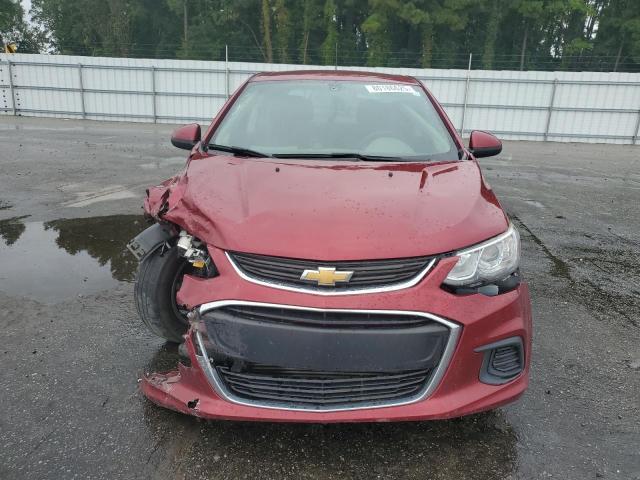 1G1JD5SB1K4127493 - 2019 CHEVROLET SONIC LT წითელი ფოტო 5
