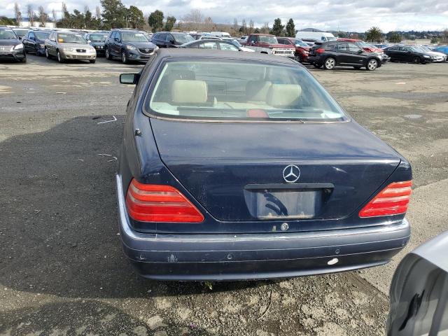 WDBGA70G4VA358140 - 1997 MERCEDES-BENZ S 500 BLUE photo 6