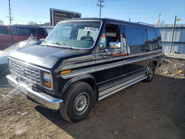 1FDEE14H7MHA92420 - 1991 FORD ECONLINE E150 VAN BLACK photo 1