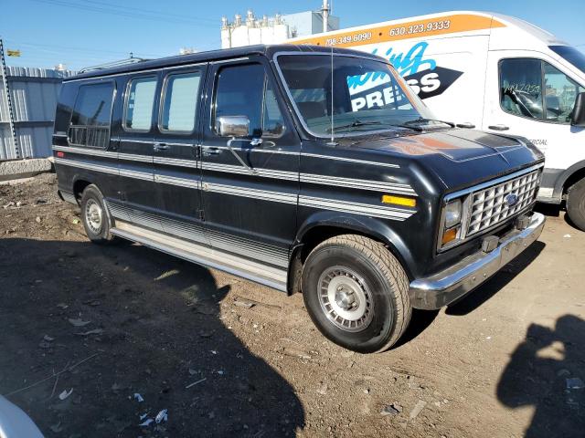 1FDEE14H7MHA92420 - 1991 FORD ECONLINE E150 VAN BLACK photo 4