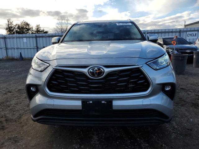 5TDGZRBH3MS558844 - 2021 TOYOTA HIGHLANDER XLE GRAY photo 5