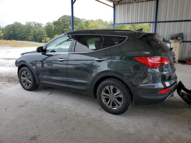 5XYZU3LB8DG036738 - 2013 HYUNDAI SANTA FE S GREEN photo 2
