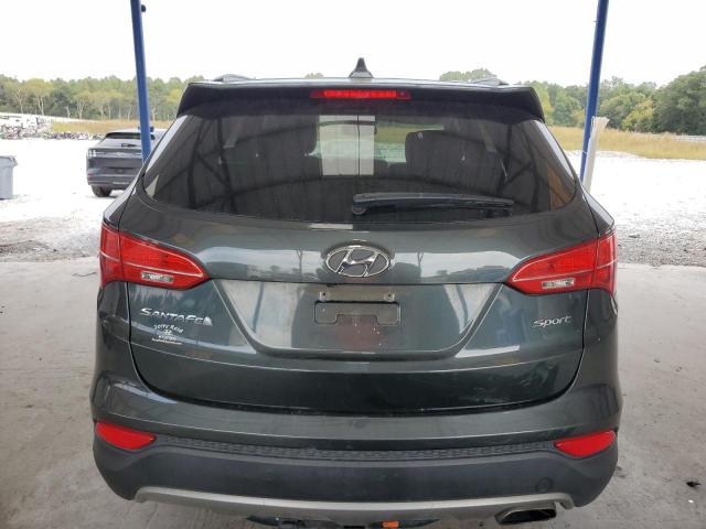 5XYZU3LB8DG036738 - 2013 HYUNDAI SANTA FE S GREEN photo 6