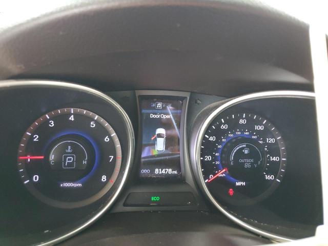 5XYZU3LB8DG036738 - 2013 HYUNDAI SANTA FE S GREEN photo 9