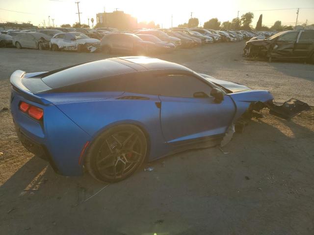 1G1YB2D73F5109816 - 2015 CHEVROLET CORVETTE STINGRAY 1LT BLUE photo 3