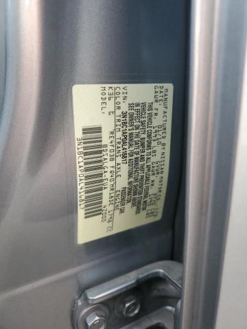 3N1BC1AP0AL416817 - 2010 NISSAN VERSA S SILVER photo 13