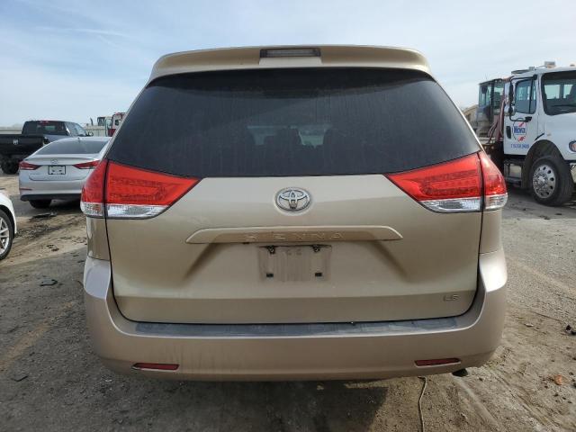 5TDKK3DC9BS087485 - 2011 TOYOTA SIENNA LE GOLD photo 6