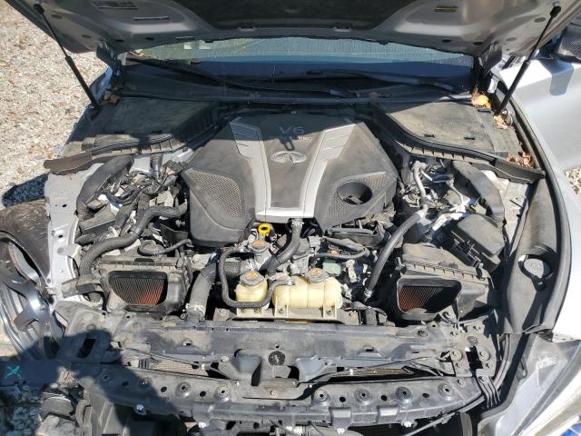 JN1EV7AP0JM353900 - 2018 INFINITI Q50 LUXE ვერცხლისფერი ფოტო 11