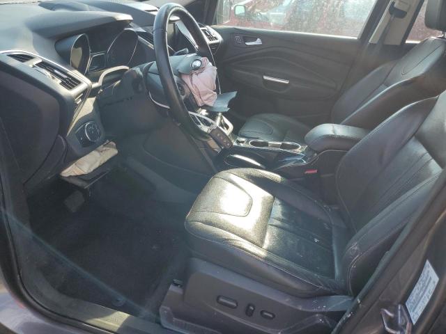 1FMCU9J96DUB15702 - 2013 FORD ESCAPE TITANIUM GRAY photo 7