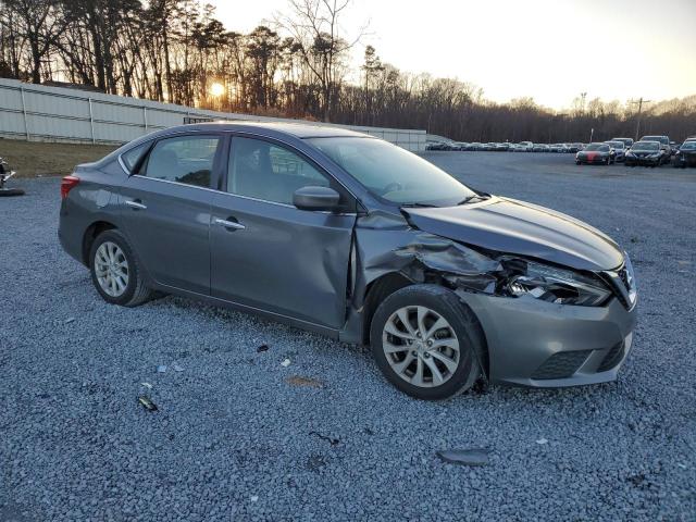 3N1AB7AP7KY426587 - 2019 NISSAN SENTRA S SILVER photo 4