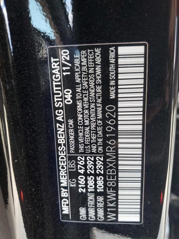 W1KWF8EBXMR619620 - 2021 MERCEDES-BENZ C 300 4MATIC BLACK photo 12