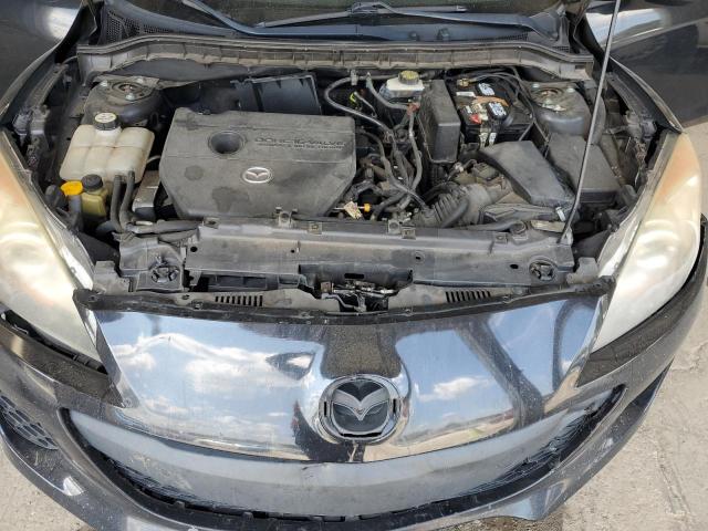JM1BL1UF7C1680109 - 2012 MAZDA 3 I BLACK photo 11