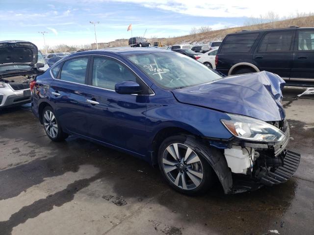 3N1AB7AP5KY387661 - 2019 NISSAN SENTRA S BLUE photo 4