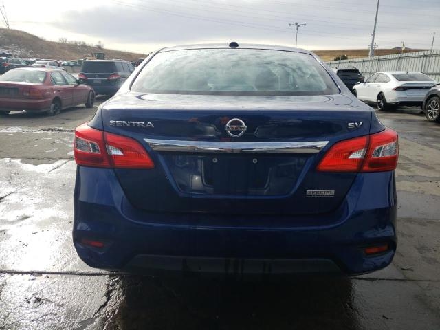 3N1AB7AP5KY387661 - 2019 NISSAN SENTRA S BLUE photo 6