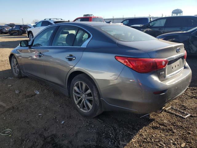 JN1BV7AR4FM410370 - 2015 INFINITI Q50 BASE GRAY photo 2