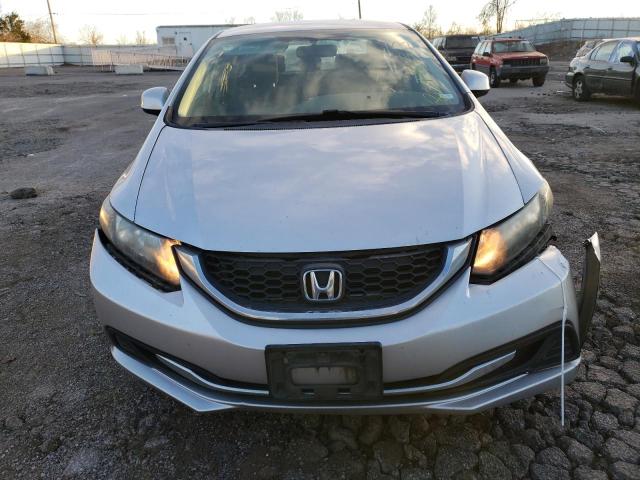 19XFB2F54DE032871 - 2013 HONDA CIVIC LX SILVER photo 5