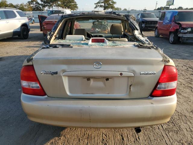 JM1BJ225220626744 - 2002 MAZDA PROTEGE DX GOLD photo 6