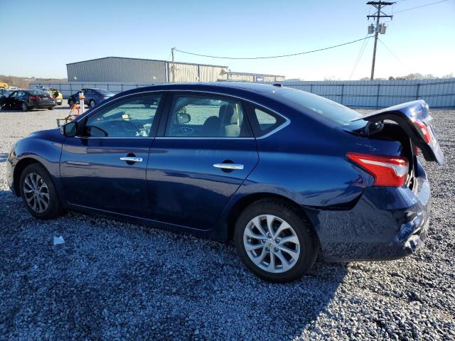 3N1AB7AP8KY357263 - 2019 NISSAN SENTRA S BLUE photo 2