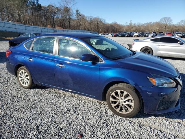 3N1AB7AP8KY357263 - 2019 NISSAN SENTRA S BLUE photo 4