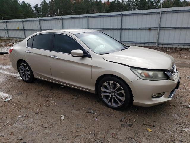 1HGCR2F54DA259061 - 2013 HONDA ACCORD SPORT BEIGE photo 4