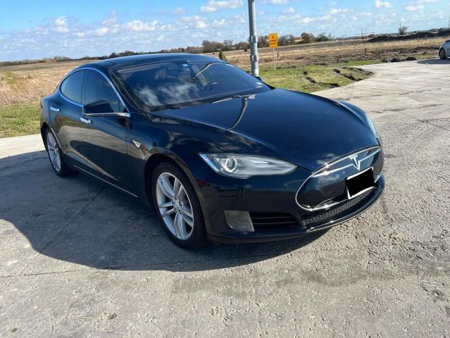 5YJSA1CG6DFP13870 - 2013 TESLA MODEL S Կապույտ լուսանկար 1
