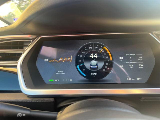 5YJSA1CG6DFP13870 - 2013 TESLA MODEL S Կապույտ լուսանկար 8