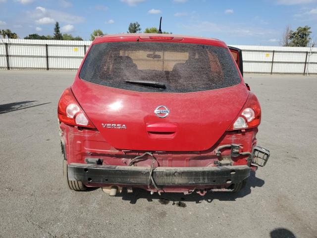 3N1BC1CP7BL505959 - 2011 NISSAN VERSA S RED photo 6