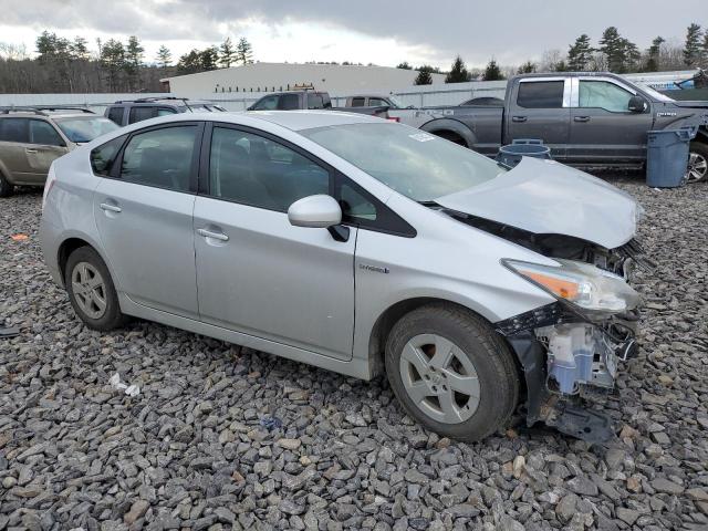 JTDKN3DUXB5311062 - 2011 TOYOTA PRIUS SILVER photo 4