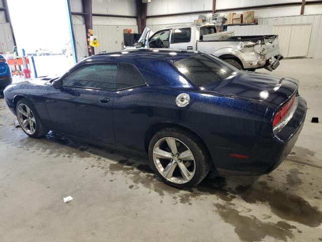 2C3CDYAG7EH250144 - 2014 DODGE CHALLENGER SXT BLUE photo 2