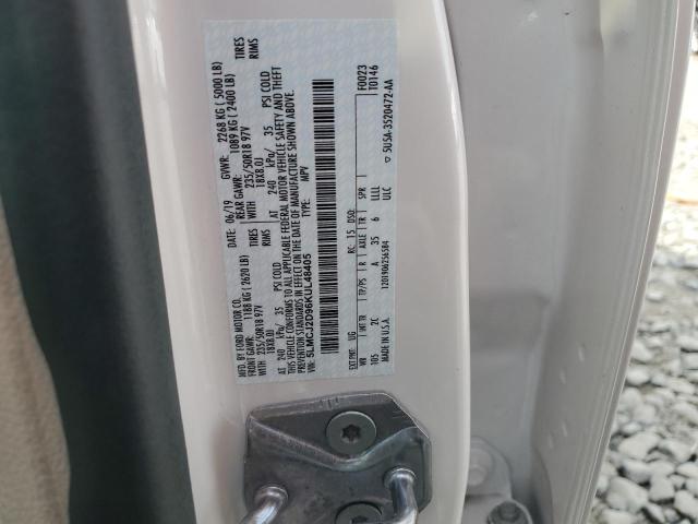 5LMCJ2D96KUL48405 - 2019 LINCOLN MKC SELECT WHITE photo 12