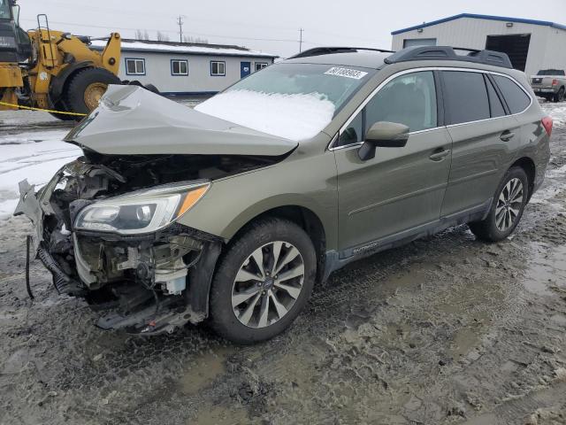 4S4BSAJC3F3278959 - 2015 SUBARU OUTBACK 2.5I LIMITED GREEN photo 1