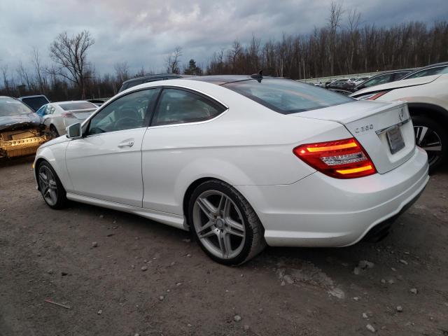 WDDGJ4HB8FG371048 - 2015 MERCEDES-BENZ C 250 WHITE photo 2