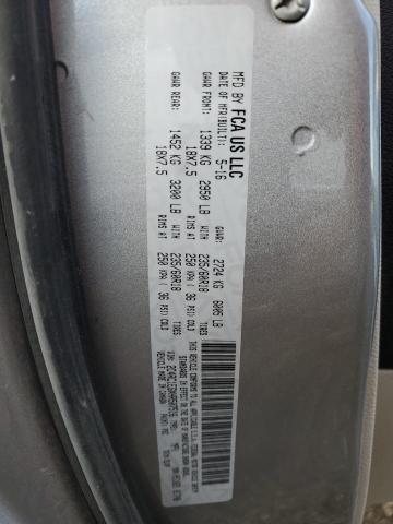 2C4RC1EGXHR507516 - 2017 CHRYSLER PACIFICA TOURING L PLUS SILVER photo 13