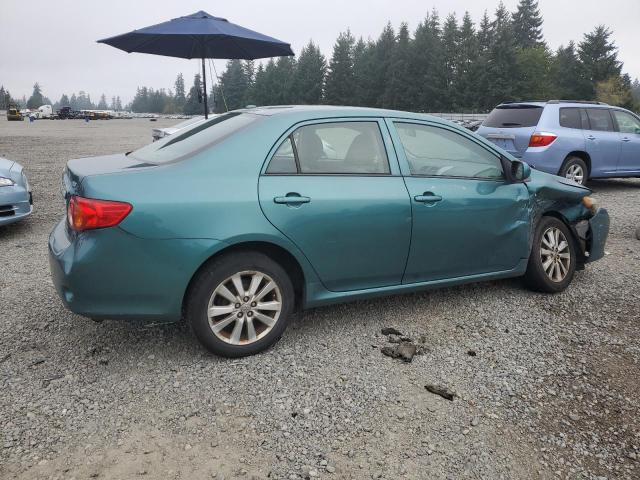 1NXBU4EE6AZ298164 - 2010 TOYOTA COROLLA BASE ტურკოუსი ფოტო 3