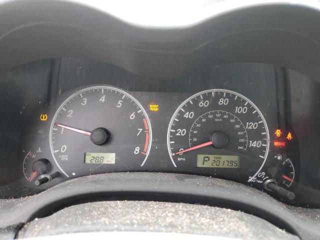 1NXBU4EE6AZ298164 - 2010 TOYOTA COROLLA BASE ტურკოუსი ფოტო 9