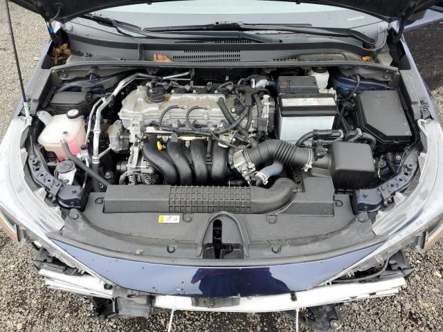 5YFVPMAE9NP376583 - 2022 TOYOTA COROLLA LE Синій фото 11