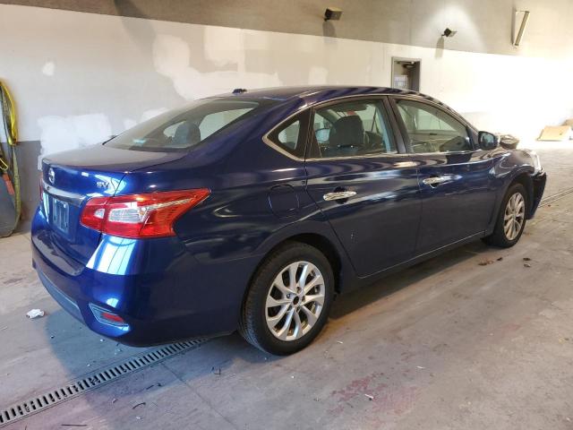 3N1AB7AP6KY342440 - 2019 NISSAN SENTRA S BLUE photo 3