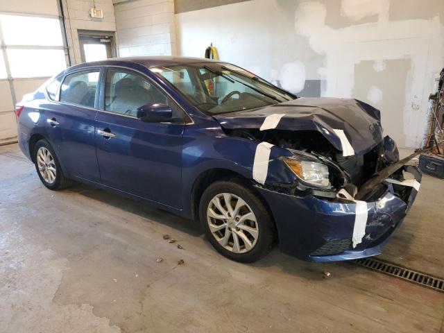 3N1AB7AP6KY342440 - 2019 NISSAN SENTRA S BLUE photo 4