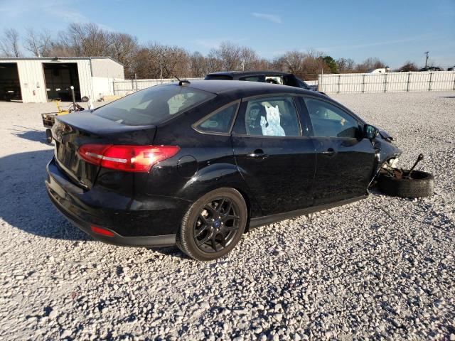 1FADP3F22GL339719 - 2016 FORD FOCUS SE BLACK photo 3